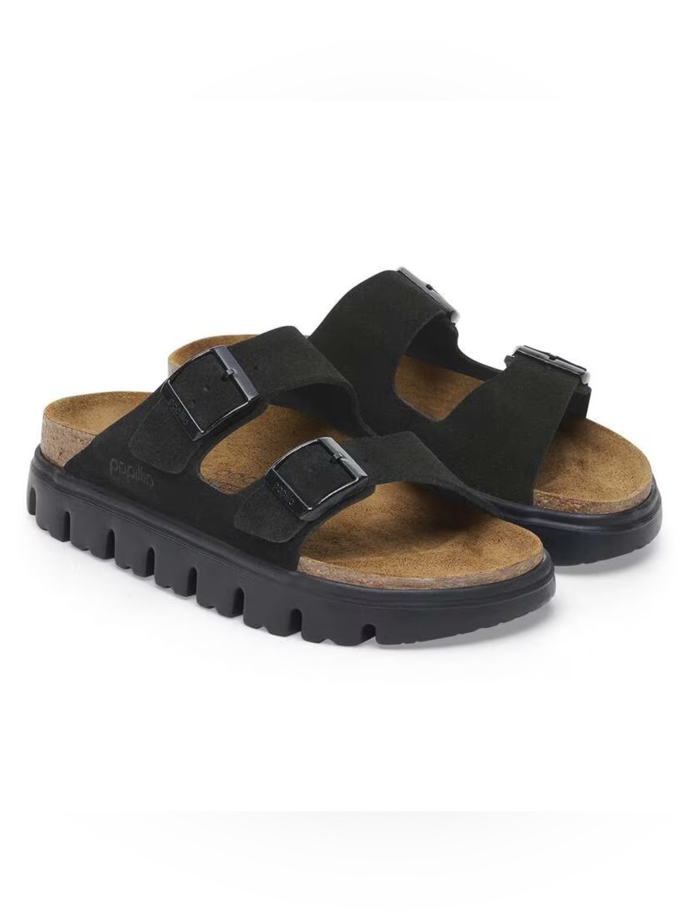 Birkenstock Arizona Chunky in Black Suede - Picture 6 of 9